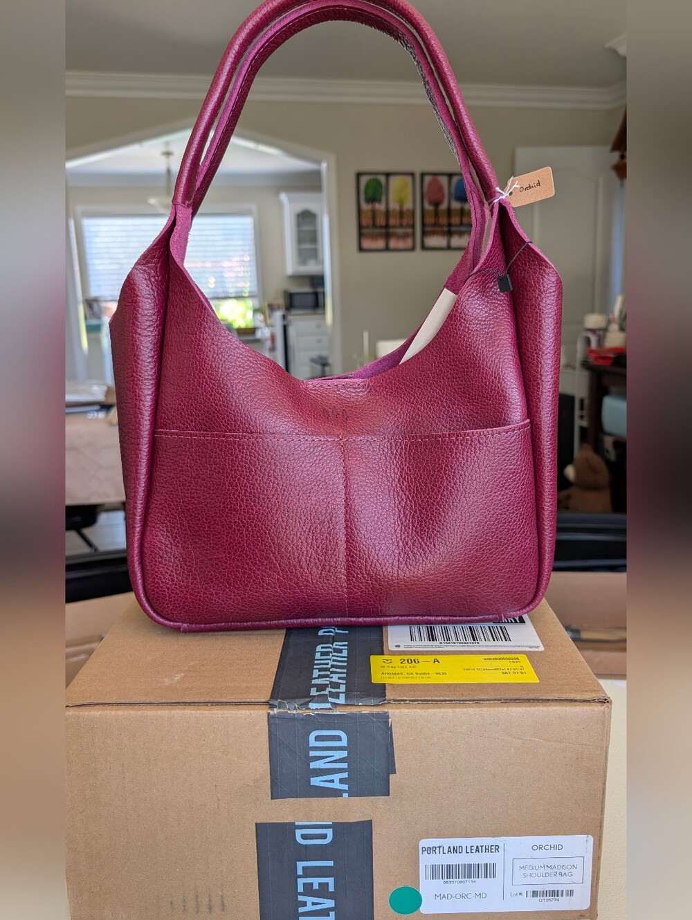 Orchid Medium Madison Shoulder Bag